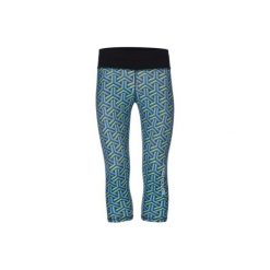 Leginsy SPOKEY Prato 3/4 (rozmiar S) Czarno-niebieski. Czarne legginsy sportowe Spokey, s, bez wzorów, z materiału, na fitness i siłownię. Za 61.99 zł.