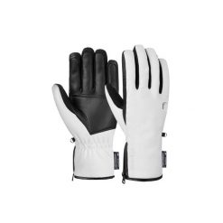 Rękawice narciarskie Reusch Tiffany R-TEX XT. Białe rękawiczki REUSCH, bez wzorów, sportowe. Za 426.00 zł.