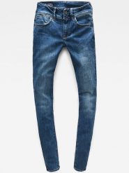 G-Star Dżinsy - Super Skinny fit - w kolorze niebieskim rozmiar: W24/L32. Niebieskie jeansy G-Star, l, z aplikacjami. Za 83.62 zł.