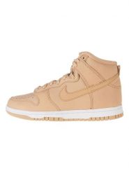 Nike Sneakersy "Dunk High Premium" w kolorze beżowym rozmiar: 36. Brązowe trampki Nike, bez wzorów, z materiału, za kostkę, bez zapięcia. Za 211.81 zł.
