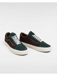 Vans Skórzane sneakersy w kolorze brązowo-zielonym rozmiar: 39. Brązowe trampki Vans, bez wzorów, bez zapięcia. Za 154.07 zł.