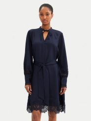Bruuns Bazaar Sukienka codzienna Felicia BBW4269 Granatowy Loose Fit. Niebieskie sukienki Bruuns Bazaar, na co dzień, bez wzorów, z syntetyku, bez kołnierzyka, bez ramiączek, proste. Za 479.99 zł.