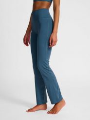 Spodnie legginsy z wysokim stanem dla kobiet Hummel. Brązowe legginsy Hummel, s, bez wzorów, z elastanu, z podwyższonym stanem. Za 205.60 zł.