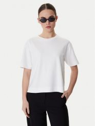 Weekend Max Mara T-Shirt Multid 2615941031 Biały Relaxed Fit. Białe t-shirty Weekend Max Mara, xs, bez wzorów, z bawełny, bez kołnierzyka, bez ramiączek. Za 379.99 zł.