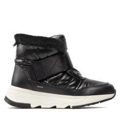 Śniegowce Geox. Czarne trapery i śniegowce Geox. Za 799.99 zł.
