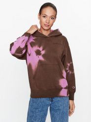 Champion Bluza Hooded Sweatshirt 116753 Różowy Regular Fit. Czerwone bluzy Champion, s, bez wzorów, z syntetyku, bez kaptura. Za 209.99 zł.