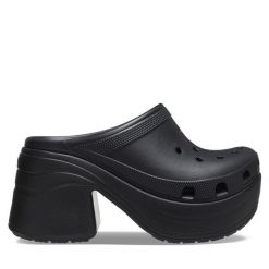 Klapki Crocs. Czarne klapki Crocs, bez wzorów, bez obcasa. Za 219.99 zł.