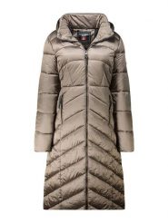 Canadian Peak Płaszcz pikowany "Blancheak" w kolorze szarobrązowym rozmiar: S. Brązowe płaszcze Canadian Peak, s, bez wzorów, bez kaptura. Za 200.60 zł.