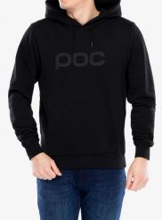 Bluza z kapturem POC Hood. Czarne bluzy POC, s, z aplikacjami, z bawełny, z kapturem. Za 429.05 zł.