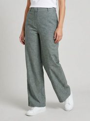 MOSS COPENHAGEN Spodnie "Pennie" w kolorze zielonym rozmiar: S. Zielone spodnie materiałowe Moss Copenhagen, na co dzień, s, bez wzorów, z materiału, z podwyższonym stanem. Za 139.95 zł.