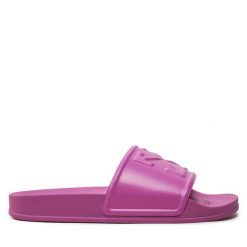 Klapki Off-White. Czerwone klapki OFF-WHITE, bez wzorów, bez obcasa. Za 569.99 zł.