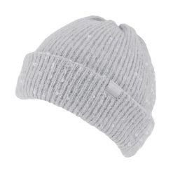 Czapka damska zimowa Lorelai. Szare czapki Regatta, bez wzorów, z dzianiny. Za 119.99 zł.