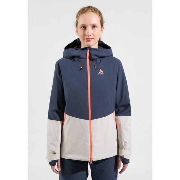 Kurtka narciarska damska Odlo insulated SKI BLUEBIRD S-THERMIC. Niebieskie kurtki narciarskie Odlo, s, bez wzorów, bez kaptura, narciarskie. W wyprzedaży za 758.15 zł.