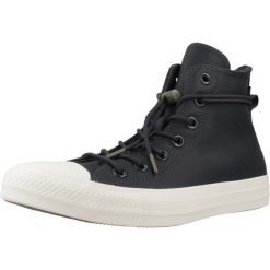 Tenisówki Converse Model Chuck Taylor All Star Hi Shadow Woods Kolor Czarny. Czarne trampki Converse, bez wzorów, ze skóry, bez zapięcia. Za 277.99 zł.