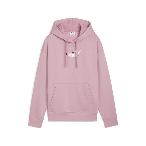 Damska bluza z kapturem Essentials Nature 2.0 Comfort PUMA. Czerwone bluzy Puma, bez wzorów, z kapturem. Za 249.00 zł.