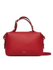 Furla Torebka Double Mini WE00870 BX3036 KH 4484S Czerwony. Czerwone torebki klasyczne Furla, bez wzorów, ze skóry, bez dodatków. Za 1,269.00 zł.