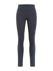 Odlo Legginsy "Langnes" w kolorze granatowym do biegania rozmiar: M. Niebieskie legginsy Odlo, m, bez wzorów, z podwyższonym stanem. Za 189.29 zł.