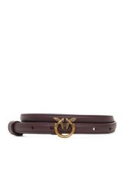 PINKO Pasek Damski Love Berry H1 Belt AI 25-26 PLT01 102148 A0F1 Fioletowy. Fioletowe paski Pinko, bez wzorów, ze skóry. Za 409.99 zł.