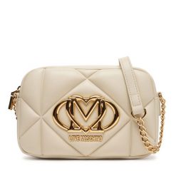 Torebka LOVE MOSCHINO. Brązowe listonoszki Love Moschino, bez wzorów, bez dodatków. Za 879.99 zł.