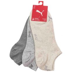 Skarpetki Puma Unisex 3-Pak 43-46 Komfort i Oddych. Fioletowe skarpety ZEAGLE, bez wzorów, z bawełny. Za 131.99 zł.