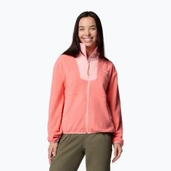 Bluza damska Columbia Sequoia Grove Full Zip. Brązowe bluzy Columbia, bez wzorów, bez kaptura. Za 219.99 zł.