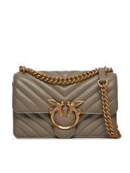PINKO Torebka Love One Mini Dc PE 24 PLTT 100074 A0GK Beżowy. Brązowe listonoszki Pinko, bez wzorów, ze skóry, bez dodatków. Za 929.99 zł.