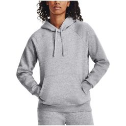 Bluza damska Under Armour Rival Fleece Hoodie. Szare bluzy Under Armour, m, bez wzorów, bez kaptura. Za 169.99 zł.