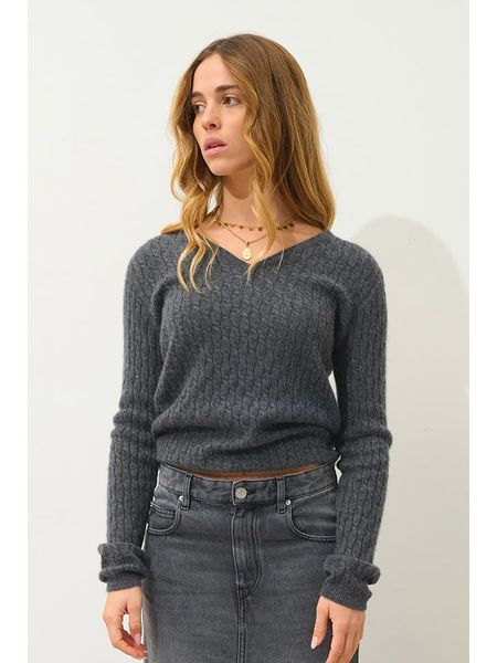 AUTHENTIC CASHMERE Kaszmirowy sweter "Grasmoor" w kolorze szarym rozmiar: XL. Szare swetry AUTHENTIC CASHMERE, xl, bez wzorów, z kaszmiru, bez ramiączek. Za 432.95 zł.