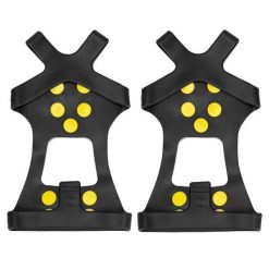 Raczki na buty turystyczne, antypoślizgowe nakładki kolce rozmiar 40-45 czarne. Czarne trekkingi SPRINGOS, trekkingowe. Za 8.99 zł.