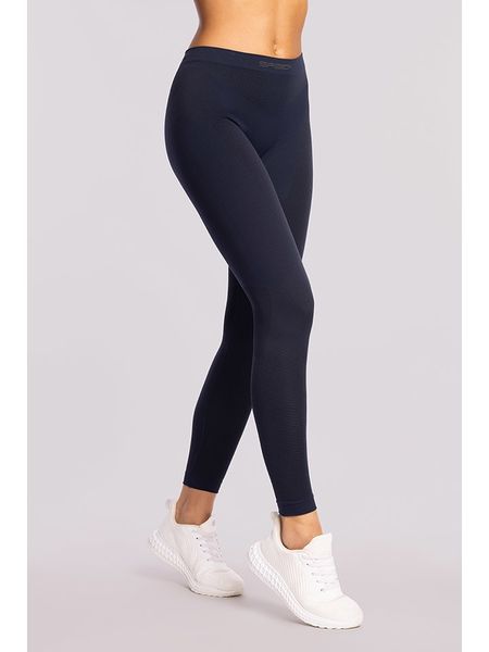 Spaio Legginsy termiczne "Play" w kolorze granatowym rozmiar: XL. Niebieskie legginsy Spaio, xl, bez wzorów, z materiału. Za 134.85 zł.
