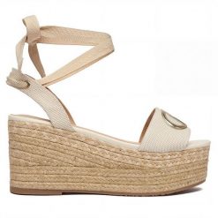Espadryle Liu Jo. Białe espadryle Liu Jo, bez wzorów, bez obcasa, bez zapięcia. Za 419.99 zł.