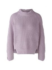 Oui Sweter w kolorze fioletowym rozmiar: 40. Różowe swetry Oui, bez wzorów, z bawełny, bez ramiączek. Za 148.26 zł.