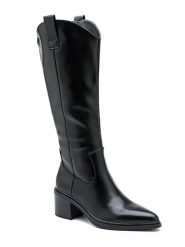 Sixth Sens Kozaki w kolorze czarnym rozmiar: 40. Czarne kozaki Sixth Sens, na zimę, bez obcasa, bez zapięcia. Za 161.73 zł.