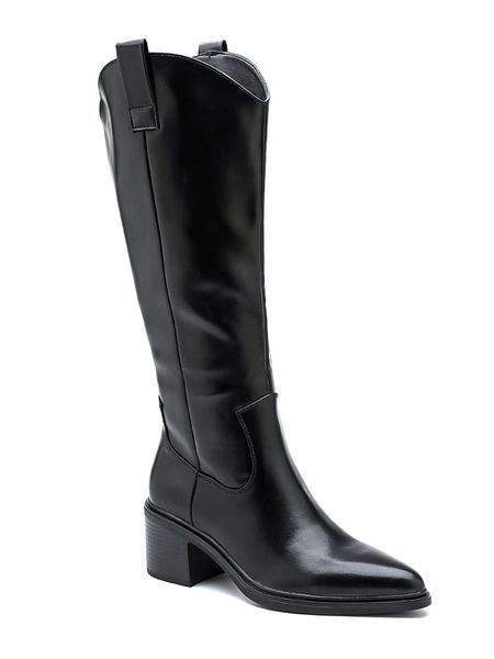 Sixth Sens Kozaki w kolorze czarnym rozmiar: 40. Czarne kozaki Sixth Sens, na zimę, bez obcasa, bez zapięcia. Za 161.73 zł.