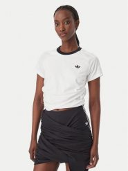 Adidas T-Shirt Adiluna Season 2 X Jennie Layered LD4968 Biały Regular Fit. Białe t-shirty Adidas, m, bez wzorów, z bawełny, bez kołnierzyka, bez ramiączek. Za 239.99 zł.