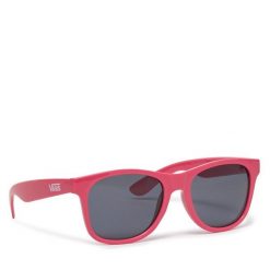 Okulary przeciwsłoneczne Vans. Czerwone okulary przeciwsłoneczne Vans, bez wzorów. Za 59.99 zł.