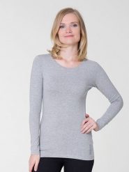 BIG STAR Koszulka w kolorze jasnoszarym rozmiar: XL. Szare bluzki Big Star, xl, bez wzorów, retro, bez kołnierzyka, bez ramiączek. Za 39.99 zł.