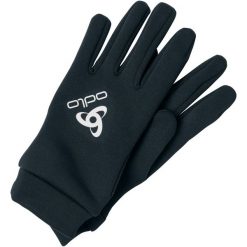 Rękawiczki zimowe multifunkcyjne dla dorosłych Odlo STRETCHFLEECE LINER E. Niebieskie rękawiczki Odlo, bez wzorów, sportowe. Za 122.09 zł.