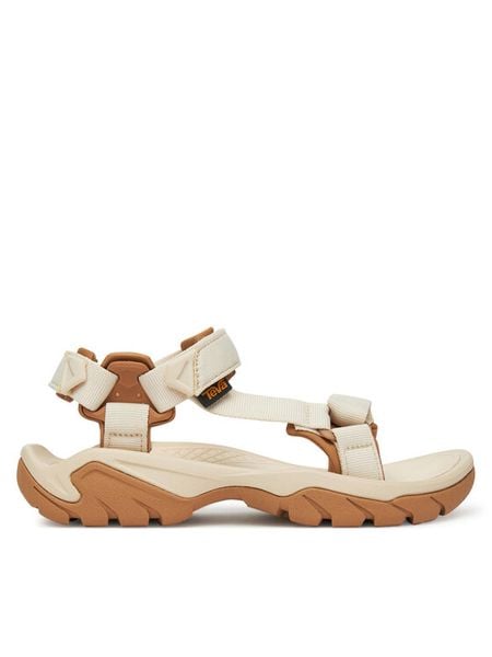 Teva Sandały TERRA FI 5 UNIVERSAL 1099443 Beżowy. Brązowe sandały Teva, bez wzorów, z materiału, bez obcasa, bez zapięcia. Za 358.99 zł.