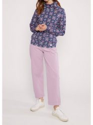 Blutsgeschwister Bluza w kolorze granatowym rozmiar: XS. Niebieskie bluzy Blutsgeschwister, xs, bez wzorów, z bawełny, bez kaptura. Za 131.74 zł.