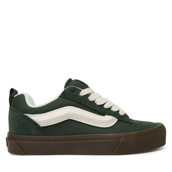 Tenisówki Vans. Zielone trampki Vans, bez wzorów, bez zapięcia. Za 287.99 zł.