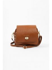 Lia Biassoni Skórzana torebka w kolorze jasnobrązowym - 23 x 20 x 9 cm rozmiar: onesize. Brązowe torby na ramię Lia Biassoni, bez wzorów, z materiału, na ramię, bez dodatków. Za 260.99 zł.