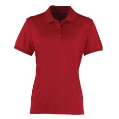 Damska Koszulka Polo Coolchecker. Brązowe koszulki polo PREMIER, bez wzorów, bez ramiączek. Za 80.99 zł.