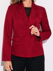 Taliowany żakiet - koralowy. Pomarańczowe marynarki i żakiety Sinsay, l, bez wzorów. Za 79.99 zł.