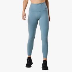 Długie legginsy treningowe damskie Swedemount Core High Waist szybkoschnące. Zielone legginsy SWEDEMOUNT, bez wzorów, z tkaniny, z podwyższonym stanem, długie. W wyprzedaży za 147.00 zł.