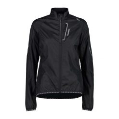 Damska kurtka wodoodporna CMP. Czarne kurtki sportowe CMP, bez wzorów, z softshellu, bez kaptura, trekkingowe. Za 251.00 zł.