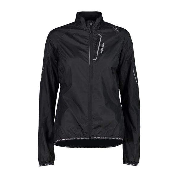 Damska kurtka wodoodporna CMP. Czarne kurtki sportowe CMP, bez wzorów, z softshellu, bez kaptura, trekkingowe. Za 251.00 zł.