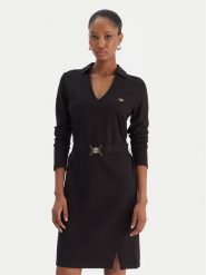 Liu Jo Sukienka codzienna TF5224 JS182 Czarny Regular Fit. Czarne sukienki Liu Jo, na co dzień, xl, bez wzorów, z syntetyku, wizytowe, bez kołnierzyka, bez ramiączek, proste. Za 719.99 zł.