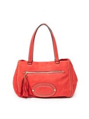 Loewe Skórzana torebka w kolorze czerwonym - 36 x 26 x 14 cm rozmiar: onesize. Czerwone torby na ramię Loewe, bez wzorów, z materiału, na ramię, bez dodatków. Za 2,253.99 zł.