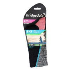 Skarpety narciarskie damskie Bridgedale Ski Mid+ Merino P Pattern. Czarne skarpety Bridgedale, bez wzorów. Za 83.99 zł.
